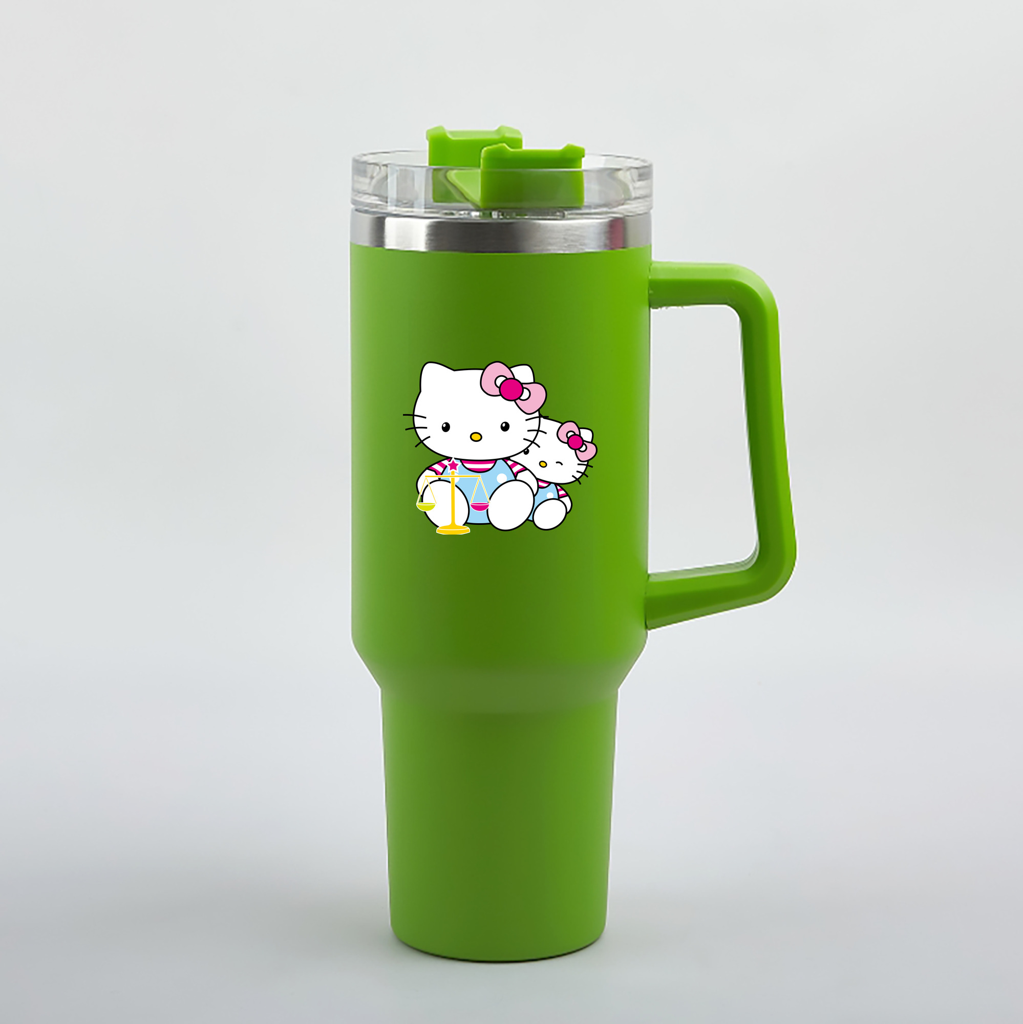 （画像用） Hello Kitty ハローキティ 1200mL車用タンブラー（カラープリント）